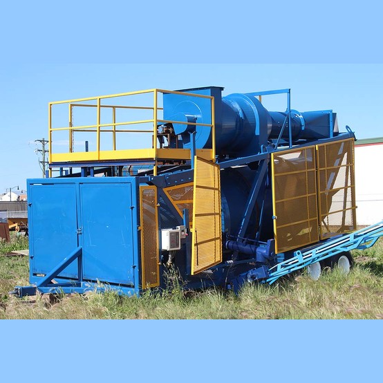 Savona Equipment Sells 66inch Portable Rotary Dryer/Rotary Kiln
