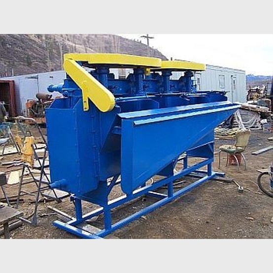 Bank of 4 Denver 12 DR Flotation cells. Units supplied refurbished and