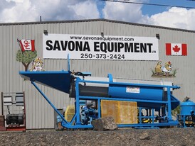 Savona Equipment Trommel Scrubber Wash Plant with Hy-G Concentrator Gold Recovery System