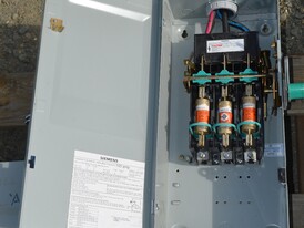 Desconectador Fusible Siemens de 100 amp