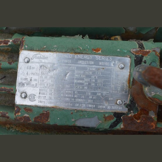 Toshiba 40 HP Electric Motor