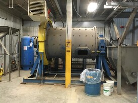 Denver 5' Dia. x 8' Skid Mounted Ball Mill