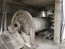 Krupp 1.25m Dia. x 3.0m Rod Mill (Stabrohrmühle)