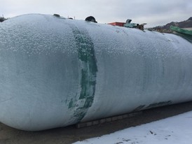 12,000 Gallon Fiberglass Tank