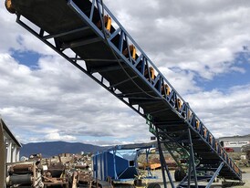 Better 36in x 60ft Chassis Mounted Radial Stacking Conveyor