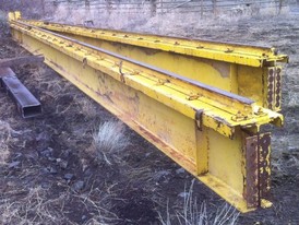 Used Steel. 24 in. x 51 ft. Long I-Beams.