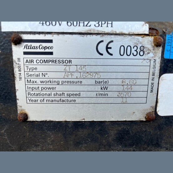 Atlas Copco ZT145 Air Compressor