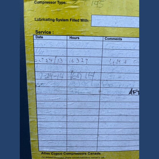 Atlas Copco ZT145 Air Compressor