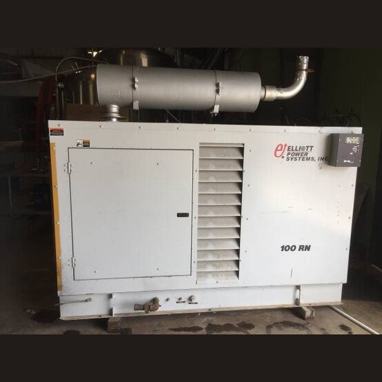 100kW Elliott 100RN Dual Fuel Generator