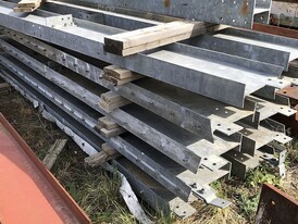 12 in. x 4 in Galvanized Steel H Beam