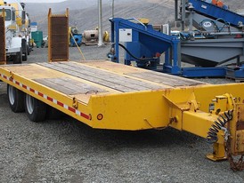 BWS 25 ft Tilt Bed Equipment Trailer