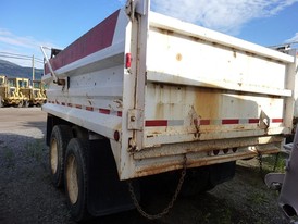 M&M 14 ft T/A End Dump Gravel Pup Trailer