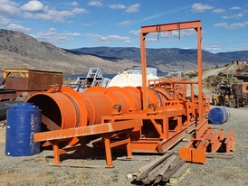 5.5ft x 40ft Scrubber Trommel Wash Plant