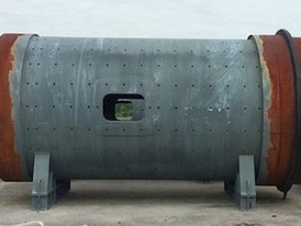 Polysius 10.5 ft x 17.2 ft Ball Mill