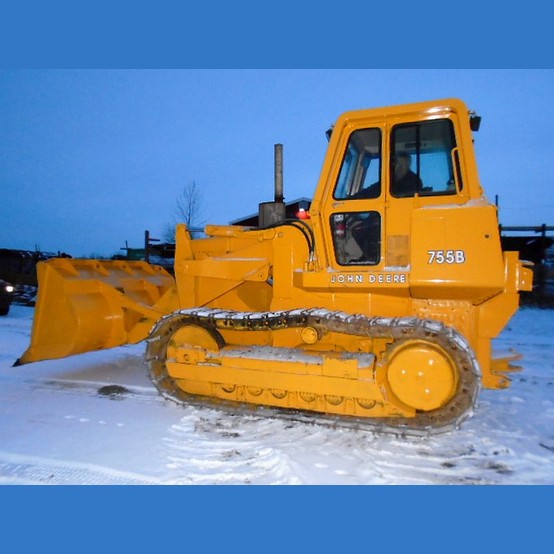 John Deere Crawler Loader Supplier Worldwide Used JD 755B Crawler