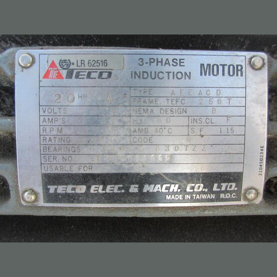 TECO 20HP Electric Motor teco-20hp-electric-motor