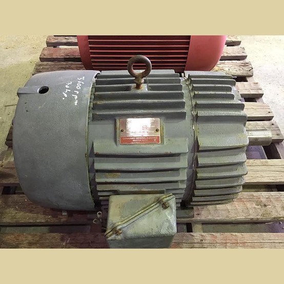 Used GE 30 hp TEFC Electric Motor For Sale General Electric Motor