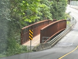 6ft Wide x 90ft Long Steel Pedestrian Bridge