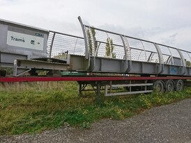 2m x 16m 24-Ton Steel Beam Pedestrian Bridge