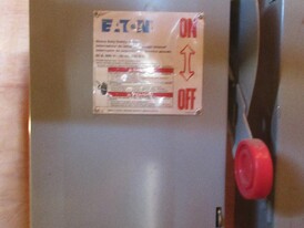 Eaton 60 Amp Fusible Disconnect 