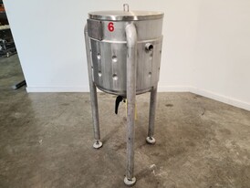 80 Liter SS Steam-Jacketed Kettle Tank
