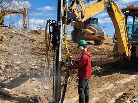 Excavator/Backhoe Drifter Drill Attachment