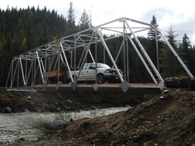 11ft Wide x 100ft Long Aluminum Bridge