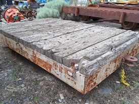 8ft x 5ft Flat Deck Mine Car