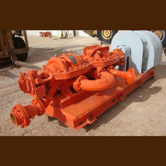 Byron jackson Horizontal Split Case Water Pump Supplier Worldwide Used 6 in x 3.5 in Split