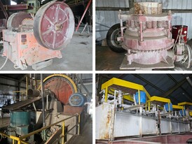 300 TPD Modular Ore Processing Plant with Crushing, Milling, Gravity & Flotation Circuits 