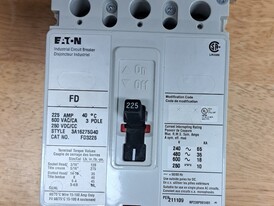 Eaton FD 3 Pole 225 Amp Breaker