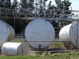 Tanques de Acero de Plantas a Granel