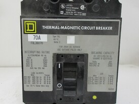 Square D FHL 70 Amp Breaker