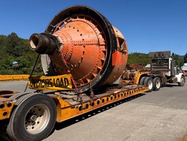 Hardinge 8ft Dia. x 4ft Long Conical Ball Mill