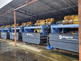 New Surplus Sepro Sizetec SDS816-6M-5 Step Deck Screen New Surplus Sepro Sizetec SDS816-6M-5 Step Deck Screen