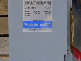 Westinghouse Nova Line 60 Amp Disconnect 