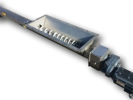 6 in x 8 ft Stainless Steel Screw Conveyor