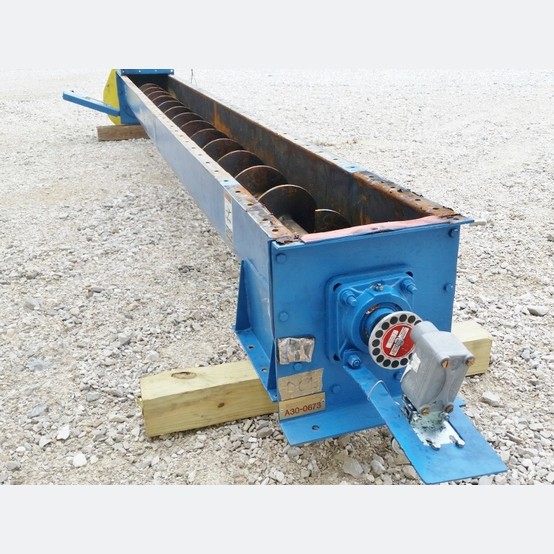 Used 9 in x 12 ft Screw Conveyor For Sale Auger Supplier Worldwide