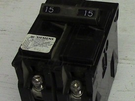 Siemens 2 Pole 15 Amp Push-in Breaker