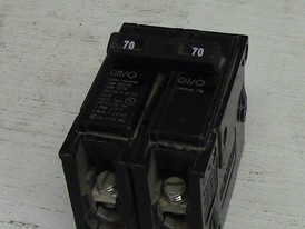 Cutler Hammer 2 Pole 70 Amp Push-in Breaker