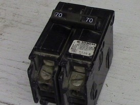 Siemens 2 Pole 70 Amp Push-in Breaker