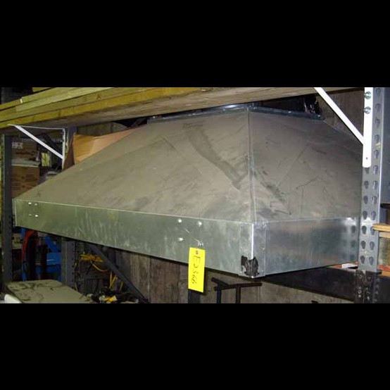 galvanized exhaust hood
