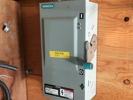 Siemens 30 Amp 600 Volt Fusible Disconnect