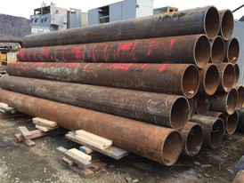 10 in Pipe Piling Cut Offs