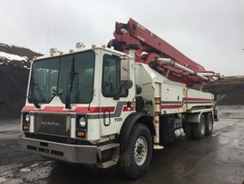 Concord 38 Meter Pump Truck