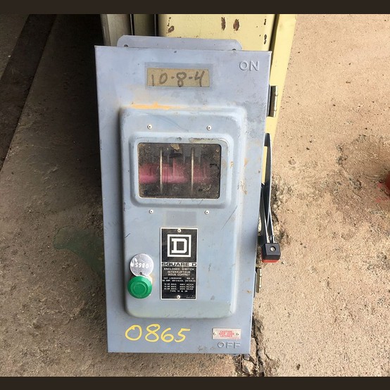 100 Amp Disconnect >> Used Square D 100 Amp Non Fused Disconnect For Sale 100 Amp Disconnect >> Used Square D 100 Amp Non Fused Disconnect For Sale