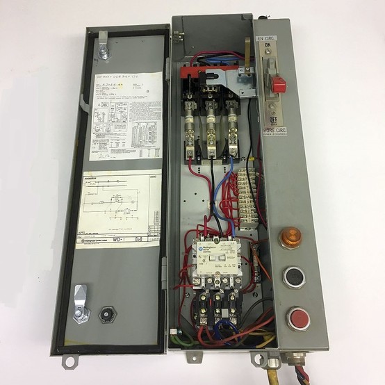 Used Westinghouse Size 1 Combination Starter For Sale westinghouse 5 hp wiring diagram 