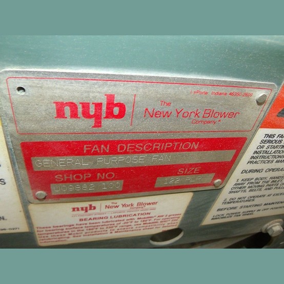 New York Blower Supplier Worldwide Used New York 122 PLR Blower For Sale