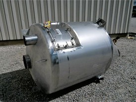 Stainless Steel 65 cu. ft. Oblique Hopper