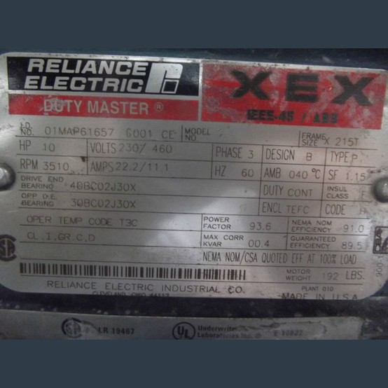 Reliance Motor Supplier Worldwide | Used Reliance 10 HP Motor For Sale